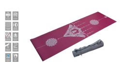 Коврик для йоги Original FitTools FT-TYM025-PP 2,5 мм (в сумке с ремешком)
