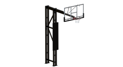 Стойка баскетбольная уличная стационарная, усиленная, вынос 2,2 м (с кольцом и сеткой) СТ-36