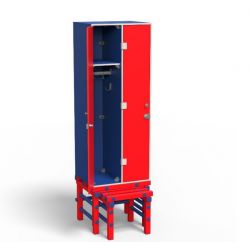 Шкаф для раздевалок HPL ТС 1-18 600x500x1500 мм