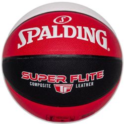 Мяч баскетбольный SPALDING Super Flite №7 (композит) красно-черно-белый Мяч баскетбольный SPALDING Super Flite №7 (композит) красно-черно-белый