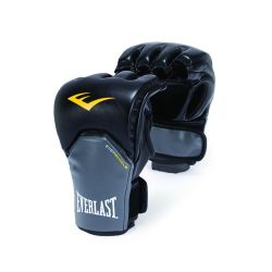 Перчатки EVERLAST Competition Style MMA SM (черно-серый)
