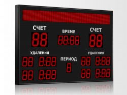 Табло для хоккея 1400x900 мм ER 0.5 Кд красный