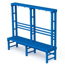 Скамья-вешалка 1-сторонняя 2000х494х1700мм Скамья-вешалка 1-сторонняя 2000х494х1700мм