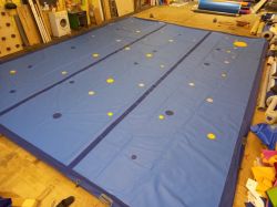 Акробатический надувной ковер высотой 6х6х0,3 м