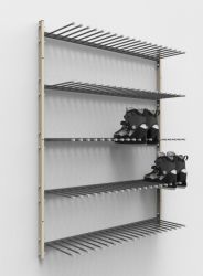 Вешалка для коньков и роликов «Стандарт» на 25 пар