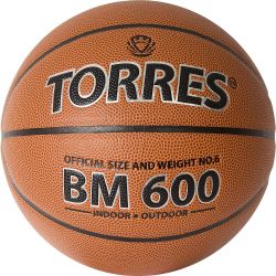Мяч баскетбольный TORRES BM600 №6 (ПУ) Мяч баскетбольный TORRES BM600 №6 (ПУ)