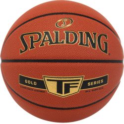 Мяч баскетбольный SPALDING Gold TF №7(микрофибра) коричнево-черный Мяч баскетбольный SPALDING Gold TF №7(микрофибра) коричнево-черный
