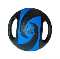 Мяч тренировочный (медицинбол) с хватами Original FitTools FT-DHMB 4 кг