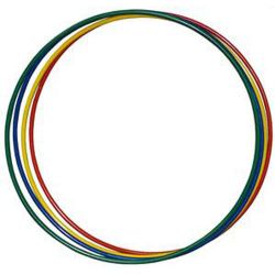 Обруч гимнастический 900 мм (мультиколор)