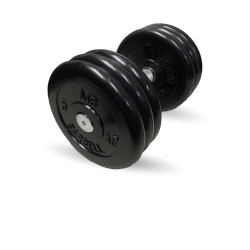 Гантель с вращающейся ручкой ПРОФИ (28,5-51 кг) MB Barbell MB-FdbM-B 31 кг