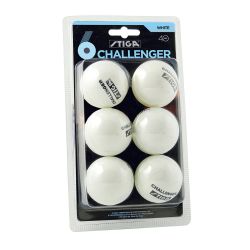 Мяч для настольного тенниса Stiga Challenger (6 шт.) Мяч для настольного тенниса Stiga Challenger (6 шт.)