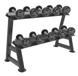 Комплект PVC гантелей 27,5-37,5 кг (5 пар) со стойкой FITEX PRO FTX-316.1