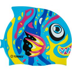 Шапочка для плавания детская TORRES Junior SW-12206AF (силикон) Шапочка для плавания детская TORRES Junior SW-12206AF (силикон)