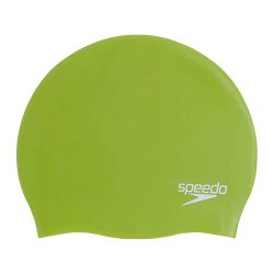 Шапочка для плавания SPEEDO Plain Molded Silicone Cap зеленый