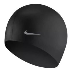 Шапочка для плавания детская NIKE Solid Silicone Youth (черный)