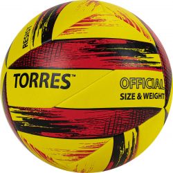 Мяч волейбольный TORRES Resist №5 (ПУ) Мяч волейбольный TORRES Resist №5 (ПУ)