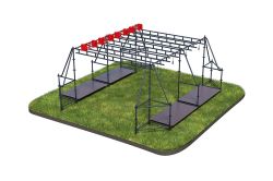 Комплекс полосы препятствий Квадратное колесо