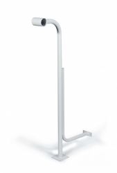 Кронштейн для хореографического (балетного) станка напольно-пристенный однорядный "Грация" белый