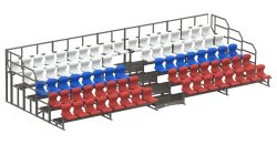 Трибуна сборно-разборная 5-ти рядная на 82 места СТ-418 Трибуна сборно-разборная 5-ти рядная на 82 места СТ-418