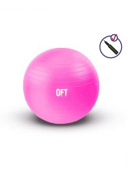 Мяч гимнастический Original FitTools FT-GBR-55FX 55 см (с насосом) Мяч гимнастический Original FitTools FT-GBR-55FX 55 см (с насосом)