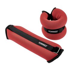 Утяжелители универсальные TORRES 1 кг (красный)
