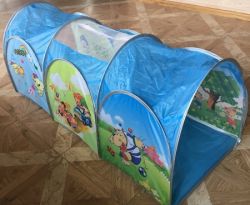 Туннель детский 140 см (проволочный каркас)