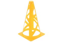 Конус разметочный травмобезопасный 22 см желтый