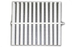 Решетка для переливных каналов (1 замок) белая 22х245 мм