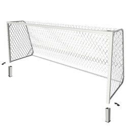 Ворота футбольные 5х2 м алюминиевые 80х80 мм стационарные SPORTWERK (SpW-AS-500-2P)