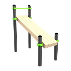 Воркаут Наклонная скамья для упражнений на пресс ZAVODSPORTA W308