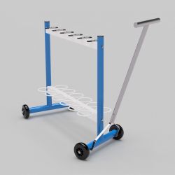 Тележка для перемещения молотов