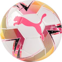 Мяч футзальный PUMA Futsal 3 Trainer MS №4 (ТПУ) бело-розово-желтый Мяч футзальный PUMA Futsal 3 Trainer MS №4 (ТПУ) бело-розово-желтый