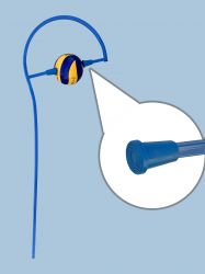 Тренажер для отработки нападающего удара (ручной)