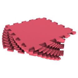 Мягкий пол универсальный 0,99х0,99 м (0,33x0,33 м) красный