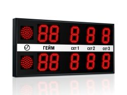 Табло для большого тенниса 1050х500 мм R 0.5 Кд