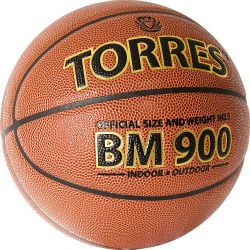 Мяч баскетбольный TORRES BM900 №5 (полиуретан-композит) Мяч баскетбольный TORRES BM900 №5 (полиуретан-композит)