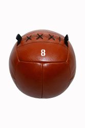 Медбол TOTALBOX МДК (нат. кожа) 8 кг