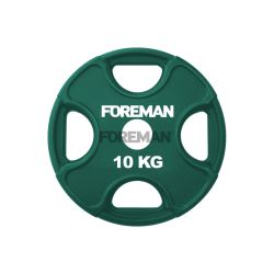 Диск олимпийский обрезиненный FOREMAN PRR-10KG Диск олимпийский обрезиненный FOREMAN PRR-10KG