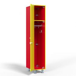 Шкаф для раздевалок ЛДСП ТС 1-9 400x500x1850 мм