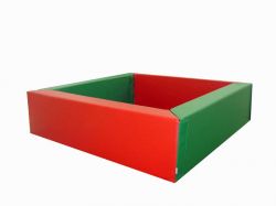 Квадратный сухой бассейн 2150х2150х600x200мм