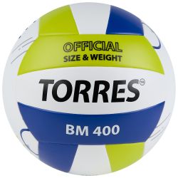 Мяч волейбольный TORRES BM400 №5 (ТПУ) Мяч волейбольный TORRES BM400 №5 (ТПУ)