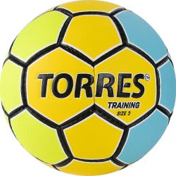 Мяч гандбольный TORRES Training №3 (ПУ) желто-голубой Мяч гандбольный TORRES Training №3 (ПУ) желто-голубой