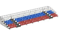 Трибуна сборно-разборная 6-ти рядная на 172 места СТ-439
