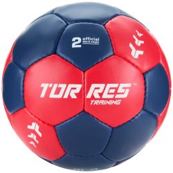 Мяч гандбольный TORRES Training №2 (ПУ) сине-красный Мяч гандбольный TORRES Training №2 (ПУ) сине-красный