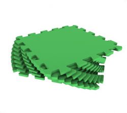 Мягкий пол универсальный 0,99х0,99 м (0,33x0,33 м) зеленый