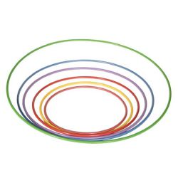 Обруч гимнастический 750 мм, 300 гр. (металл, окрашенный)