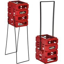 Корзина для теннисных мячей UNIQUE Ballport (36 шт.) красная