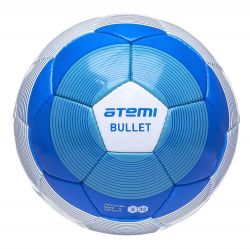 Мяч футбольный ATEMI BULLET №5 (ПУ) сине-белый Мяч футбольный ATEMI BULLET №5 (ПУ) сине-белый