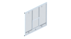 Щит баскетбольный игровой 1800х1050 из поликарбоната 10 мм (на раме) СТ-47