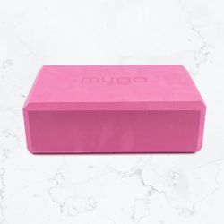 Блок для йоги MYGA Foam Yoga Block сливовый